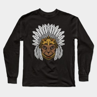 Indian cat Long Sleeve T-Shirt